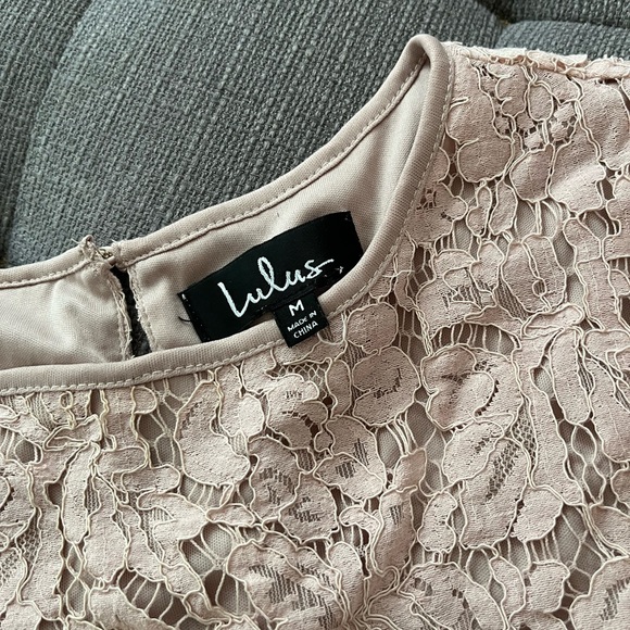 Pink Lace Top - Picture 3 of 4